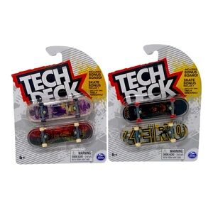 Tech Deck ZERO Skateboard Thomas Zero Sunflower Leopard, Nicole Hause Cathedral‎
